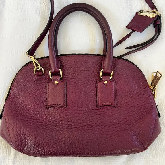 Burberry Bags Burberry Authentic Orchard Bowling Bag Burgundy